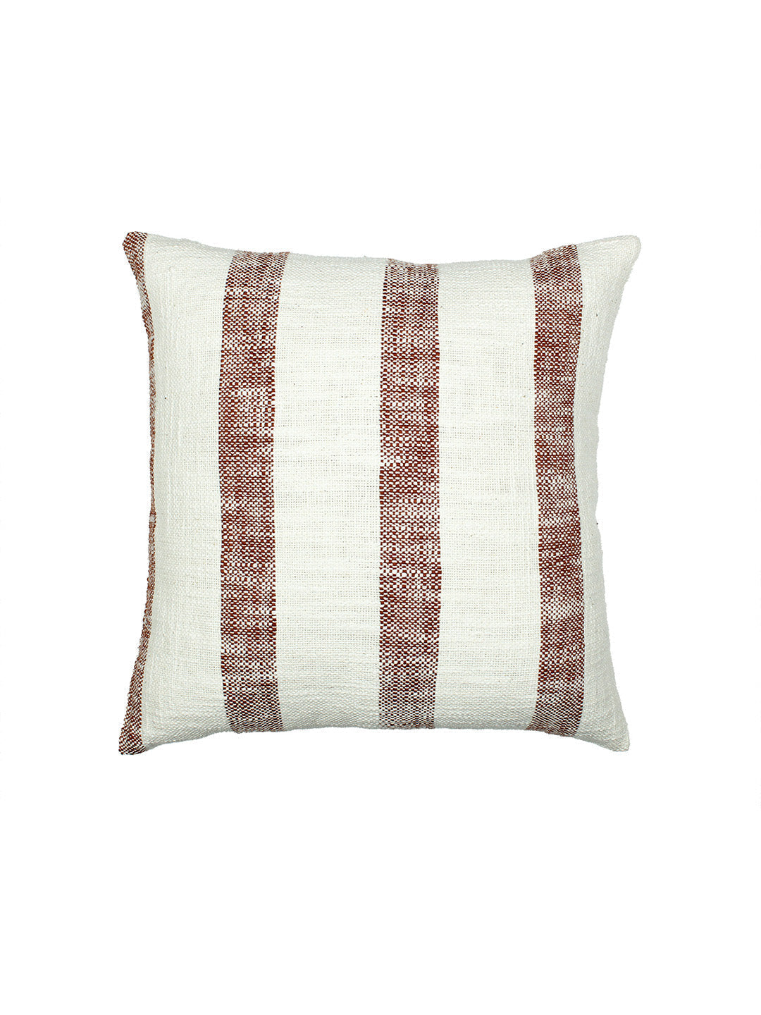 Block Set Of 2 Cushion Covers - (Red) - 40x40cm