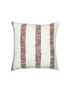 Block Set Of 2 Cushion Covers - (Red) - 40x40cm
