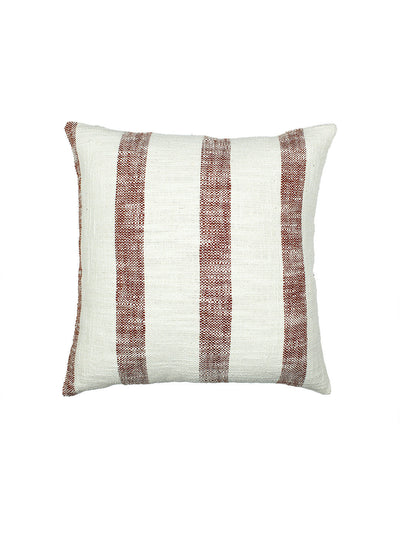 Block Set Of 2 Cushion Covers - (Red) - 40x40cm