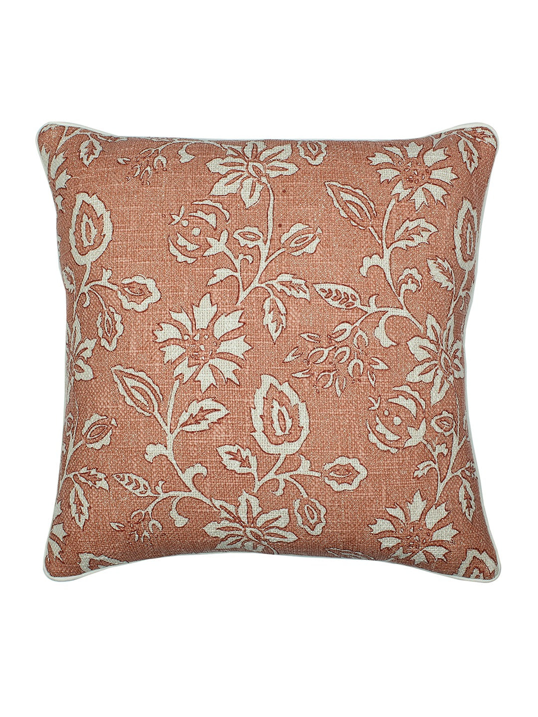 Botanical Garden Set Of 2 Cushion Covers - (Rust) - 50x50cm