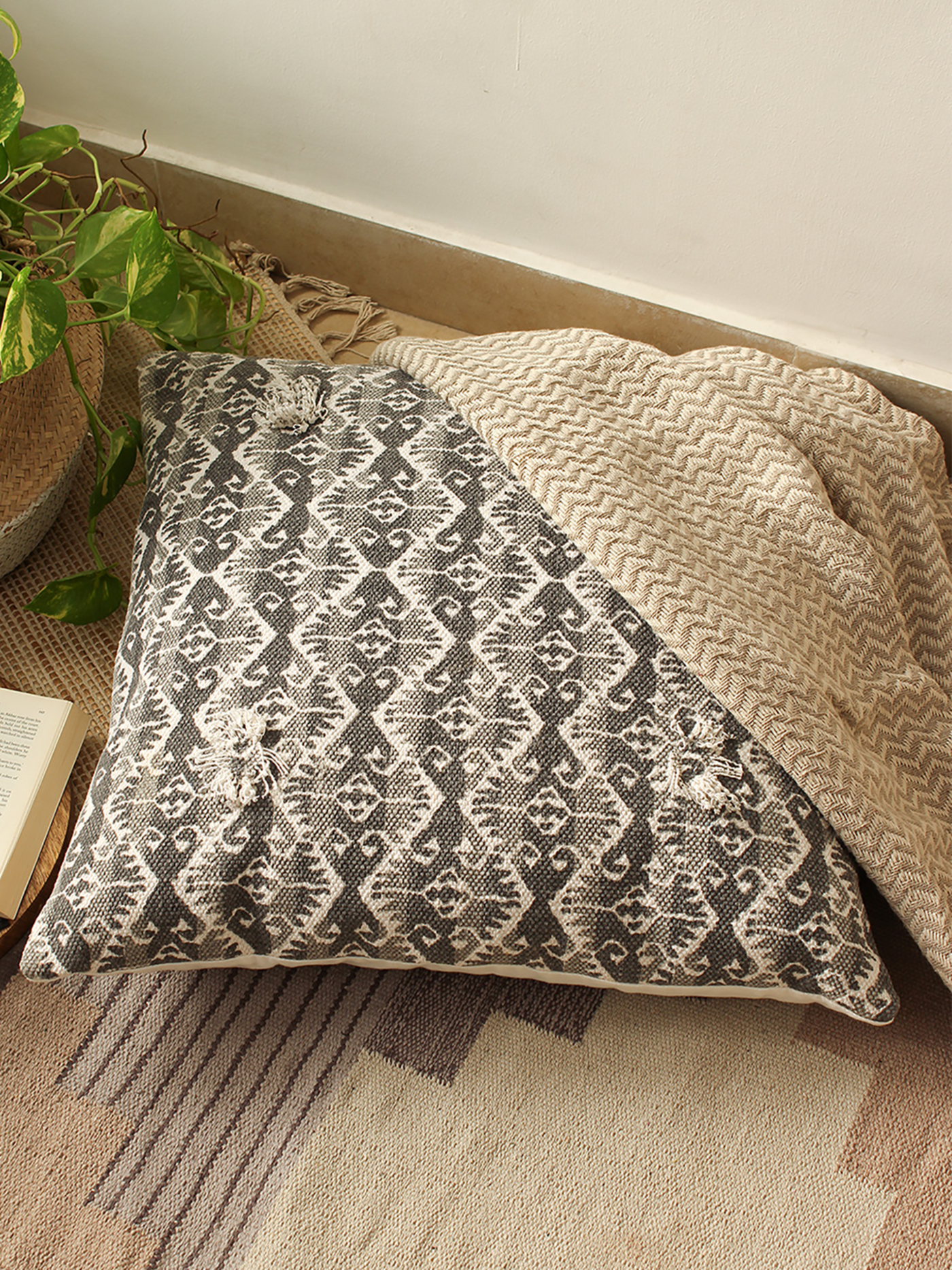 Cushion Cover - Choktha (Grey)