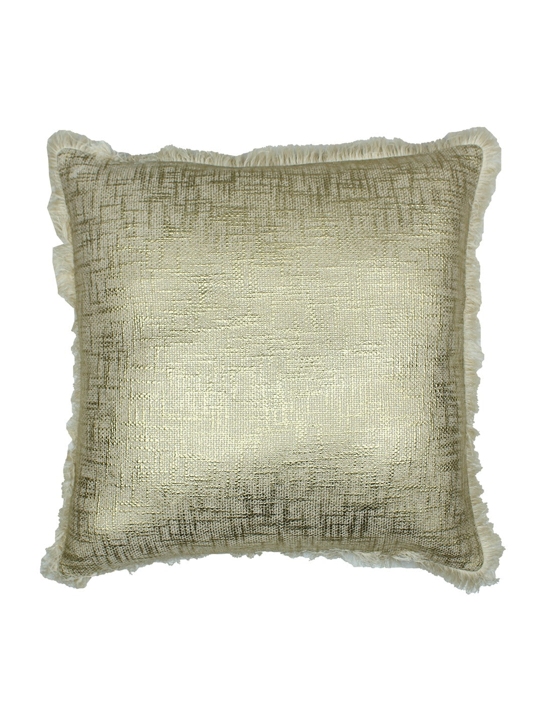 Classic Texture Set Of 2 Cushion Covers - (Gold) - 50x50cm