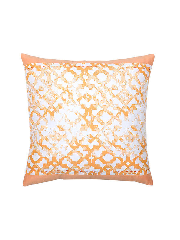 Jaali - Set Of 2 Cushion Covers (Orange) - Large