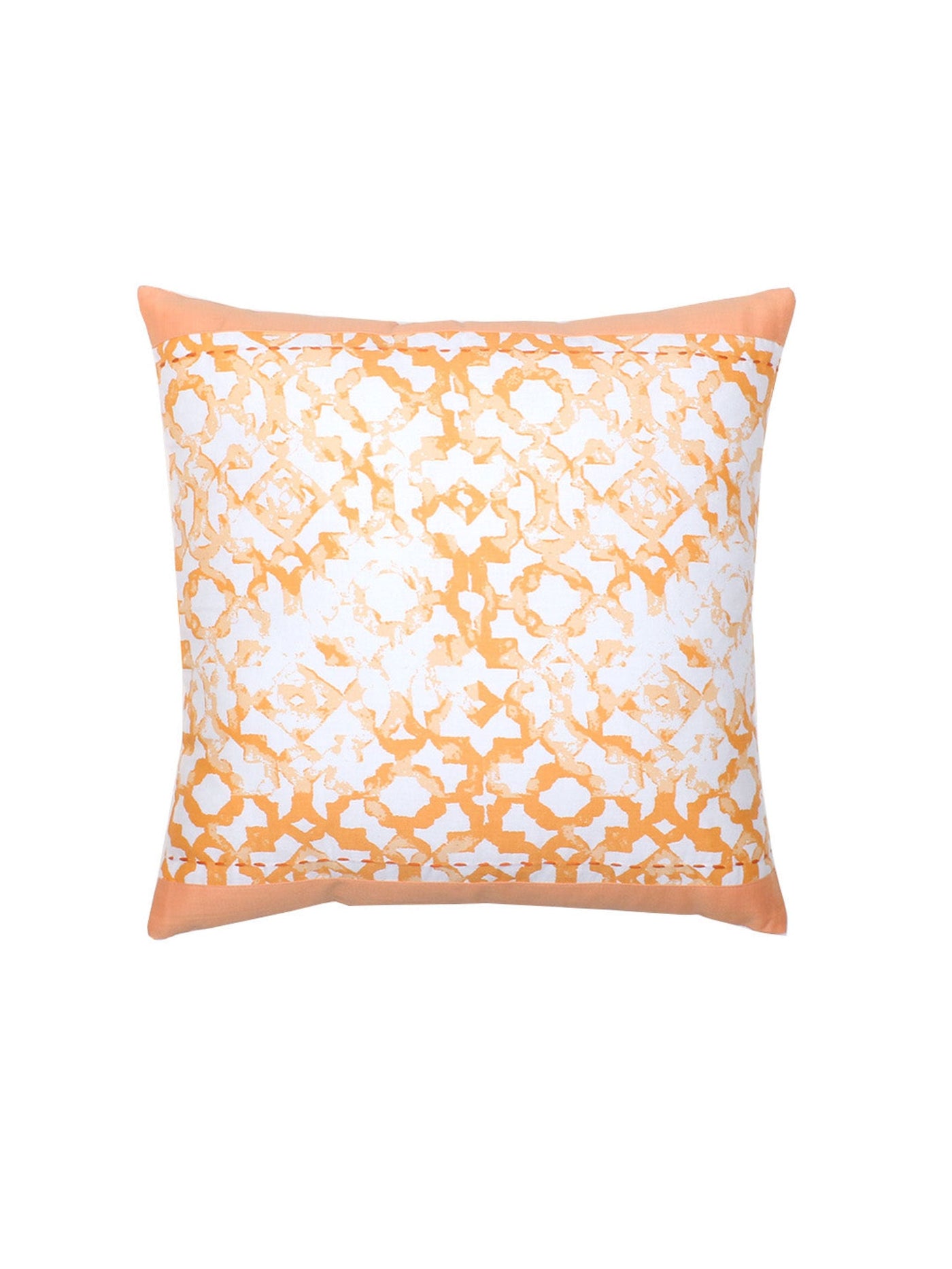 Cushion Cover - Jaali (Orange)