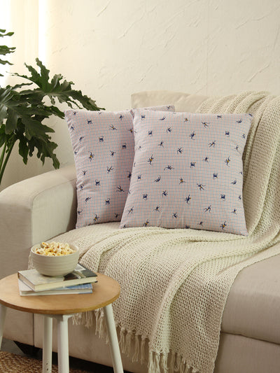 Kahaniya Cushion Cover (Red)