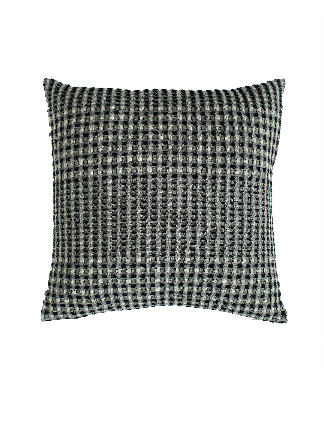 Karakoram Set Of 2 Cushion Cover (Natural/Blue) - 45X45cm