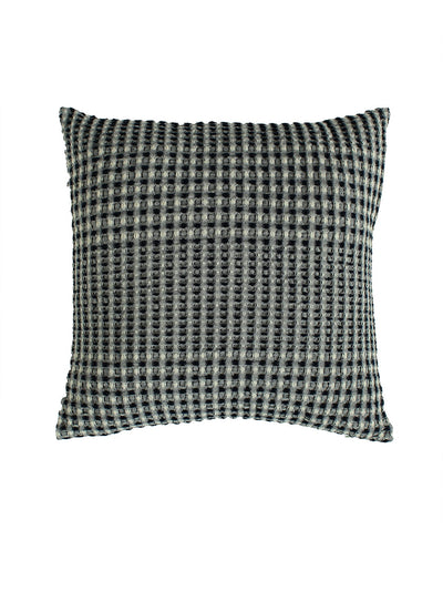 Karakoram Set Of 2 Cushion Cover (Natural/Blue) - 45X45cm