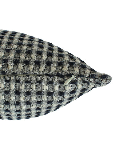 Karakoram Set Of 2 Cushion Cover (Natural/Blue) - 45X45cm