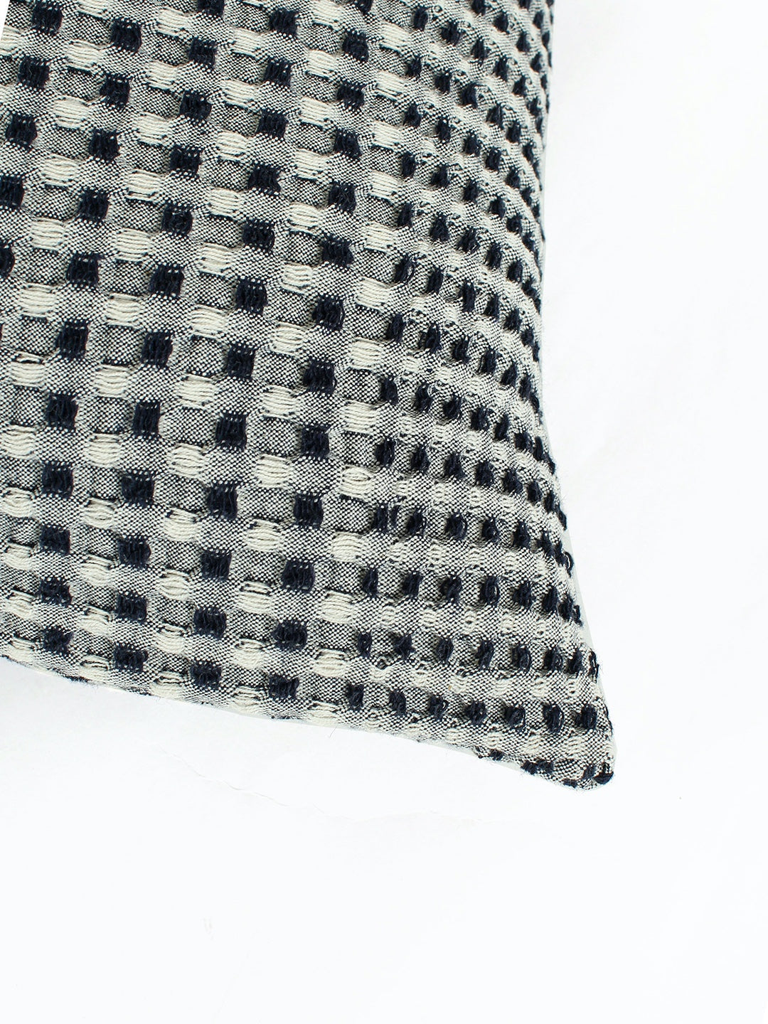 Karakoram Set Of 2 Cushion Cover (Natural/Blue) - 40X40cm