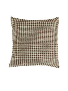 Karakoram Set Of 2 Cushion Cover (Natural/Dark Brown) - 40X40cm
