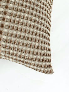 Karakoram Set Of 2 Cushion Cover (Natural/Dark Brown) - 40X40cm