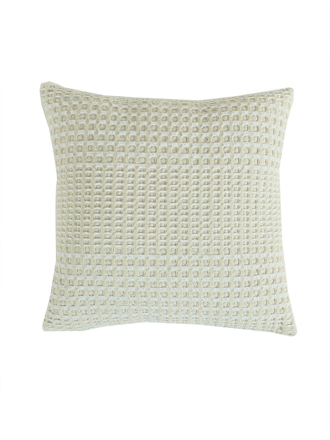 Karakoram Set Of 2 Cushion Cover (Natural/White) - 40X40cm