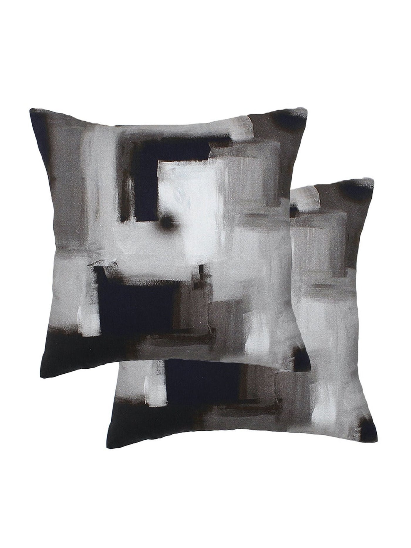 Cushion Cover - Maqboolfida Cubism Cotton 2 s-Grey-8903773001132
