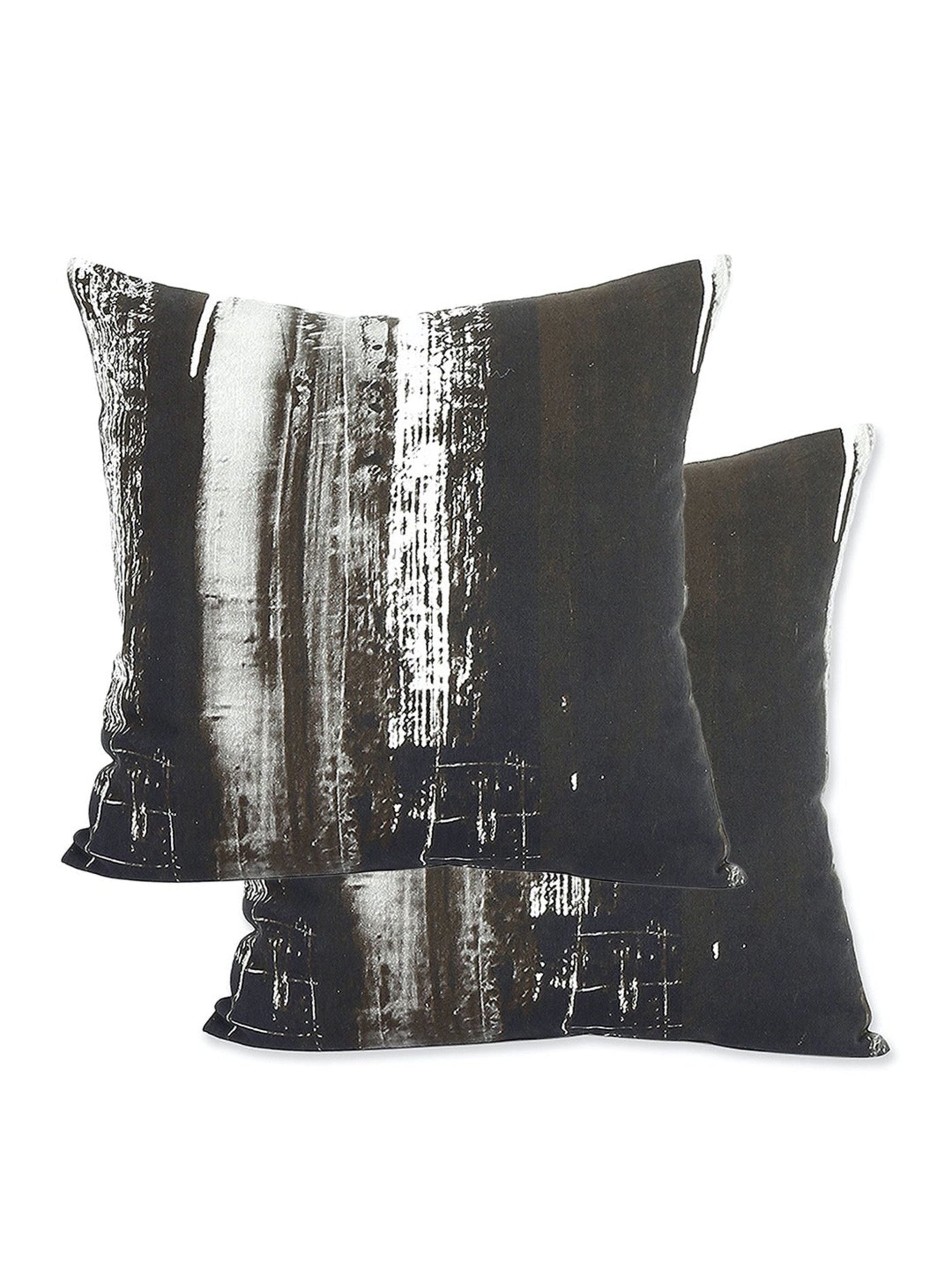 Cushion Cover - Maqboolfida Glaze Cotton 2 s-Grey-8903773001149