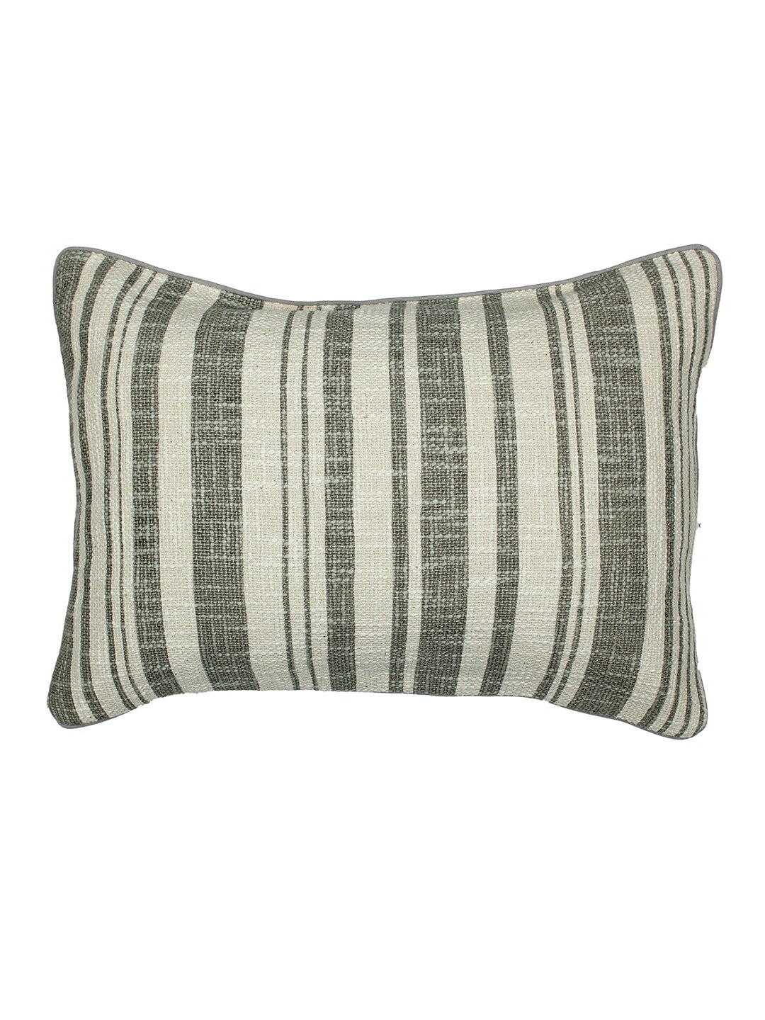 Minimal Stripes Set Of 2 Cushion Covers - (Grey) - 36x50cm