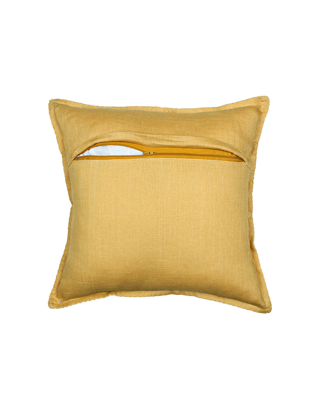 Noor Set Of 2 Cushion Covers - (Yellow) - 40x40cm