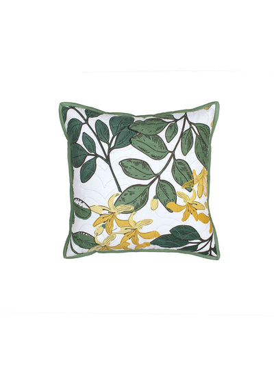 Pallav Cushion Cover (Green)