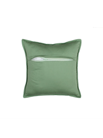 Pallav Cushion Cover (Green)