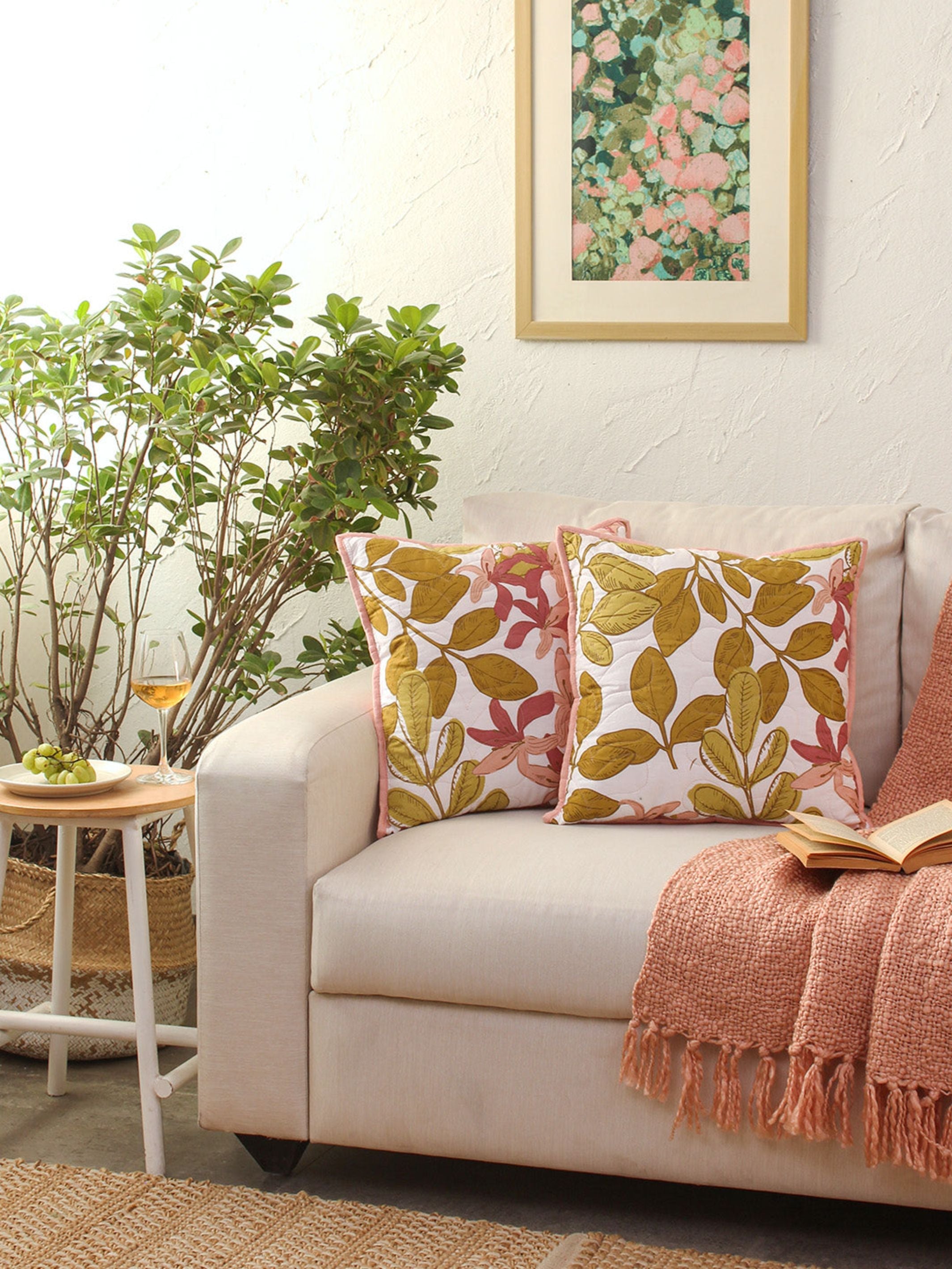 Cushion Cover - Pallav (Pink)