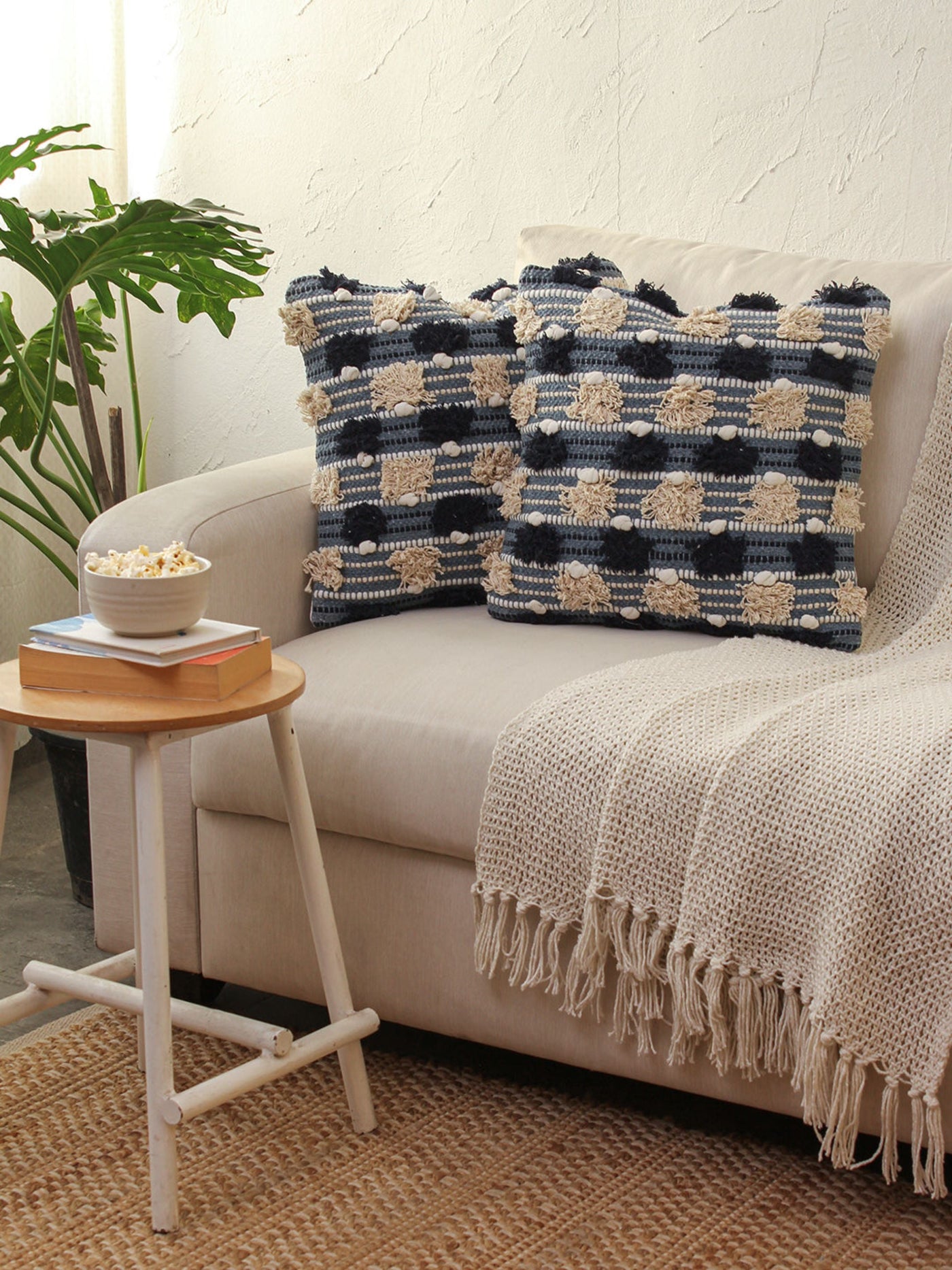 Cushion Cover - Reshe (Blue)