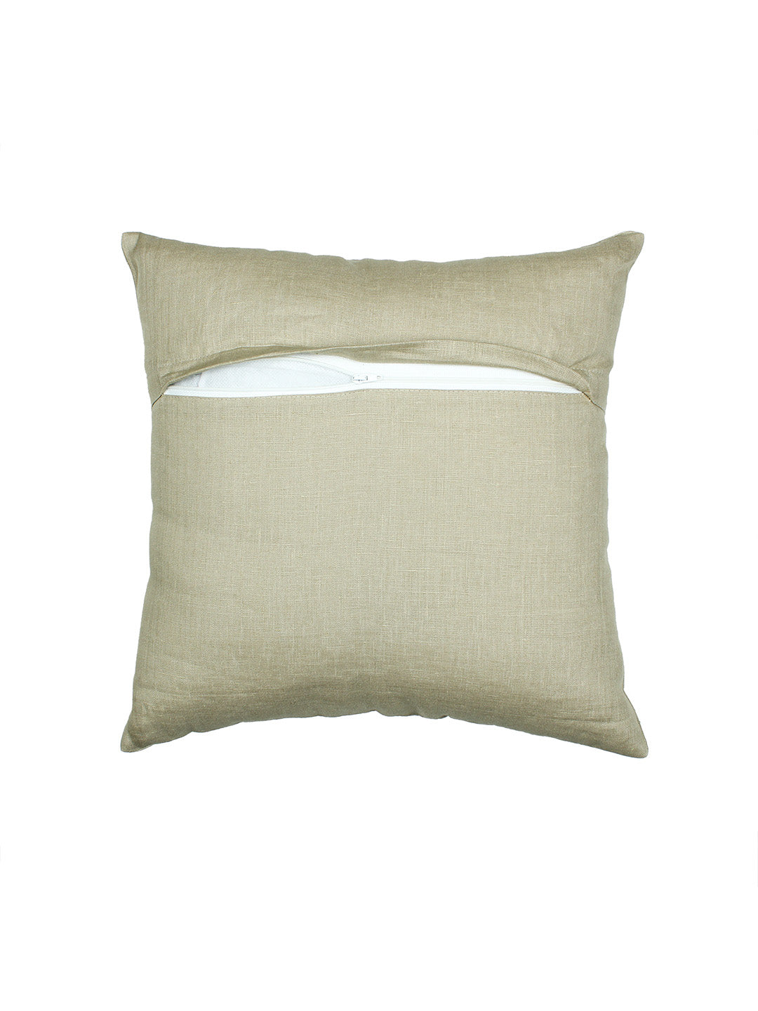 Saanjh Set Of 2 Cushion Covers - (Beige) - 40x40cm