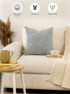Vindhya - Set Of 2 Cushion Covers (Dark Blue) - 45X45 cm