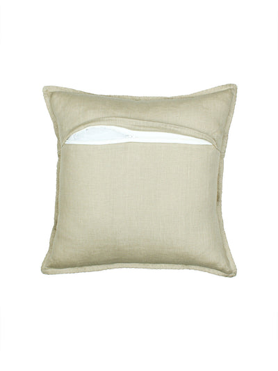 Tamarind Set Of 2 Cushion Covers - (Beige) - 40x40cm