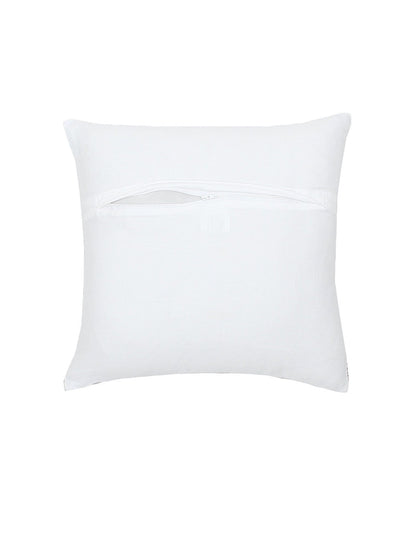 Cushion Cover - Varnmala Cha 100% Cotton Sateen 2 s-Blue-8903773001217