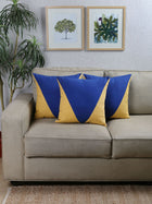 Cushion Cover - The Acute Triangles (Blue)