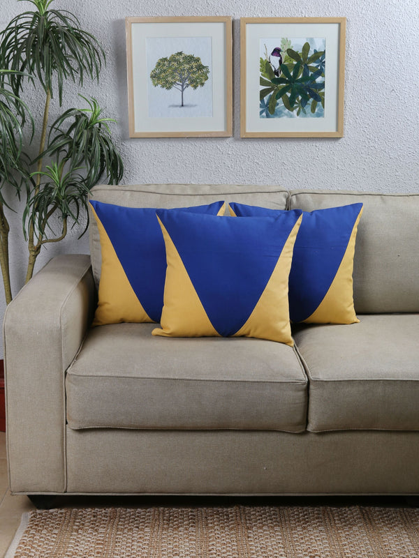 Cushion Cover - The Acute Triangles (Blue)