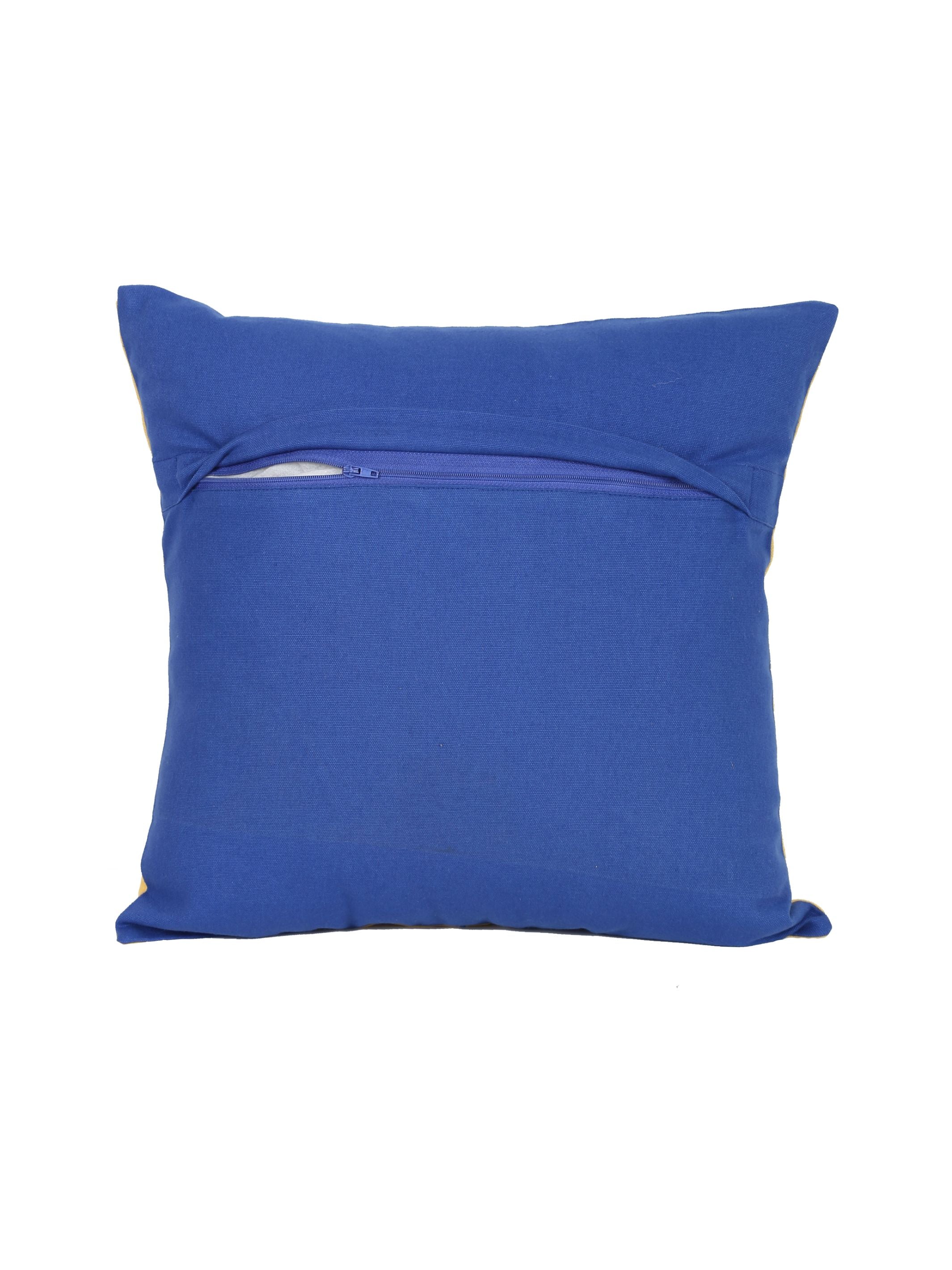 Cushion Cover - The Acute Triangles (Blue)
