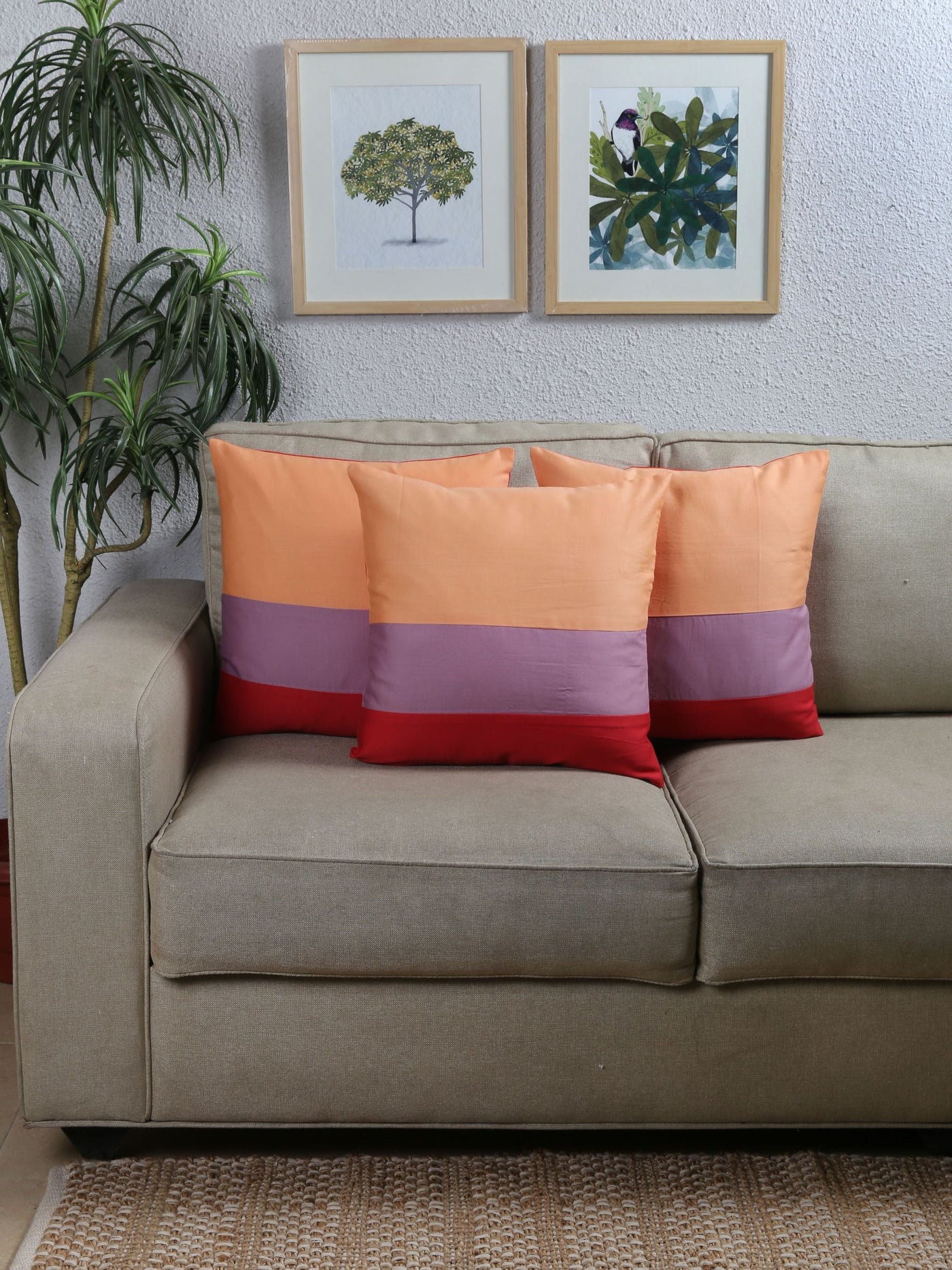 Cushion Cover - The Block Stripe (Orange)