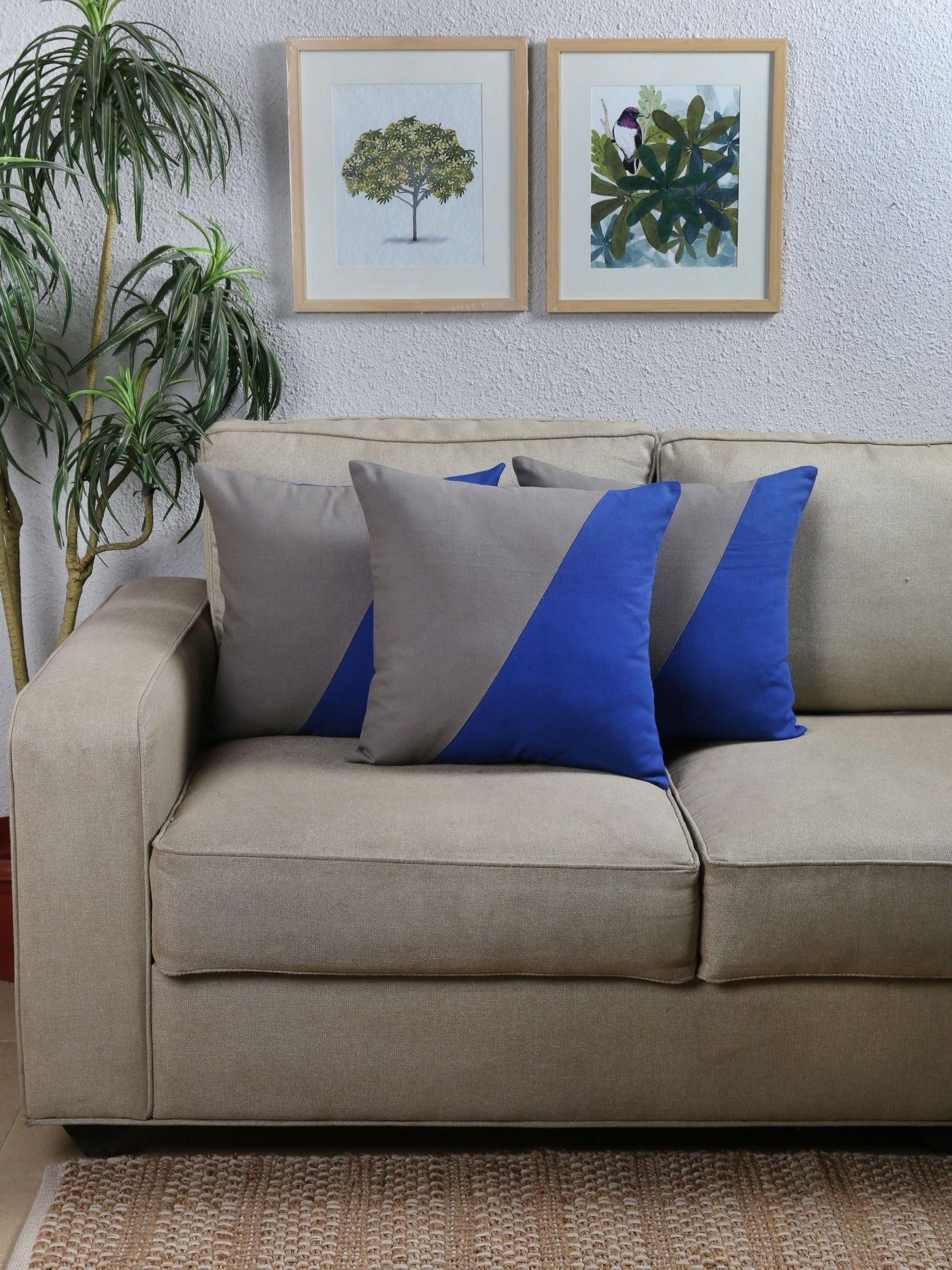 Cushion Cover - The Fixed Disection (Blue)