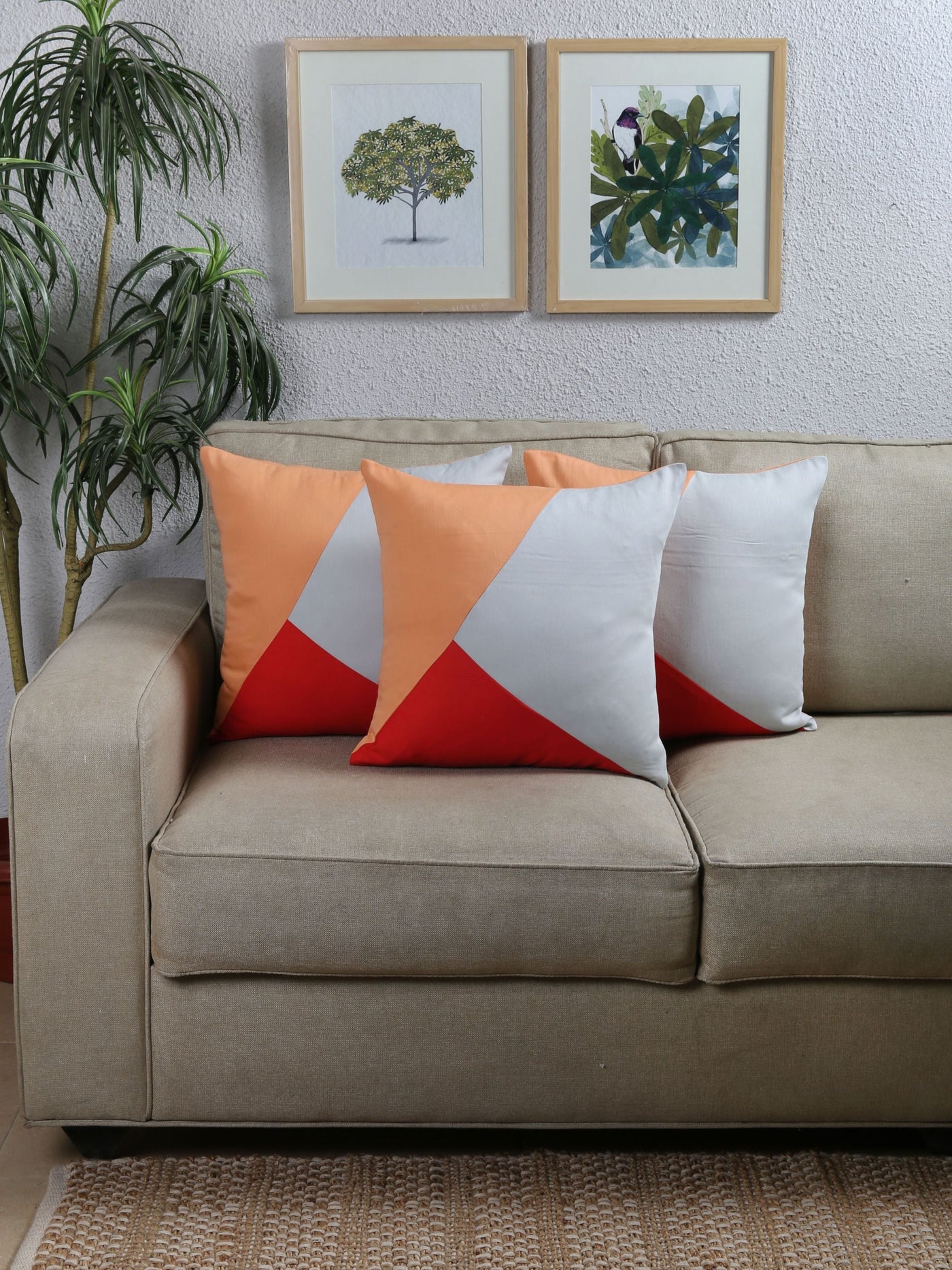 Cushion Cover - The Isosceles Triangles (Grey)