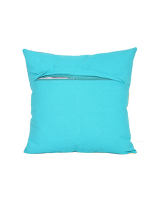 Cushion Cover - The Jumbled Brick (Blue)