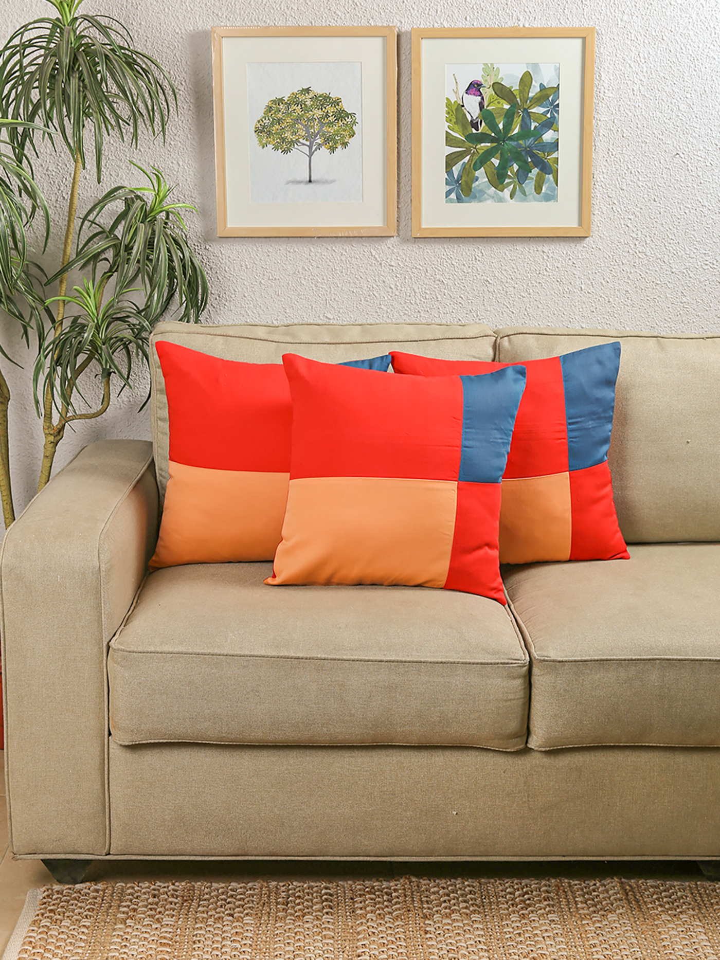 Cushion Cover - The Jumbled Rectangles (Multi)