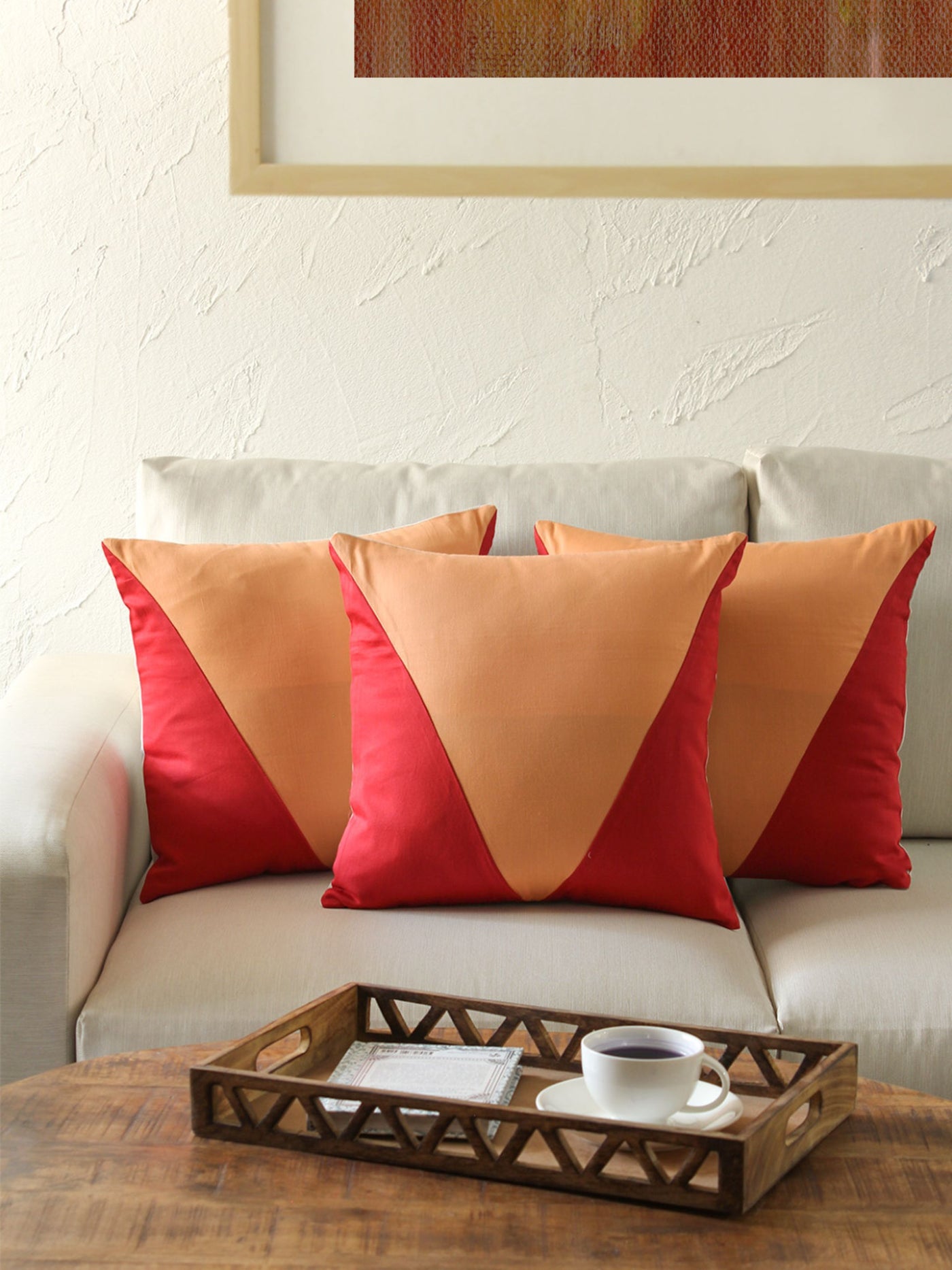 Cushion Cover - The Sharp Arrow (Orange)