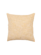 Girnar Set Of 2 Cushion Covers + 2 Cushion Fillers (Yellow) - 40X40 cm