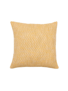 Vindhya Set Of 2 Cushion Covers + 2 Cushion Fillers (Yellow) - 40X40 cm