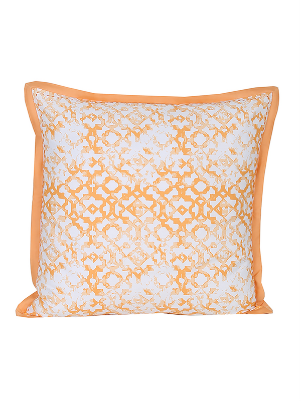 Cushion Cover - Jaali (Orange)