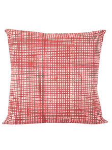 Cushion Cover - Kattam-Kuta (Red)