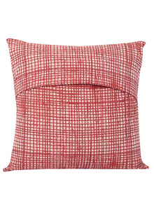 Cushion Cover - Kattam-Kuta (Red)