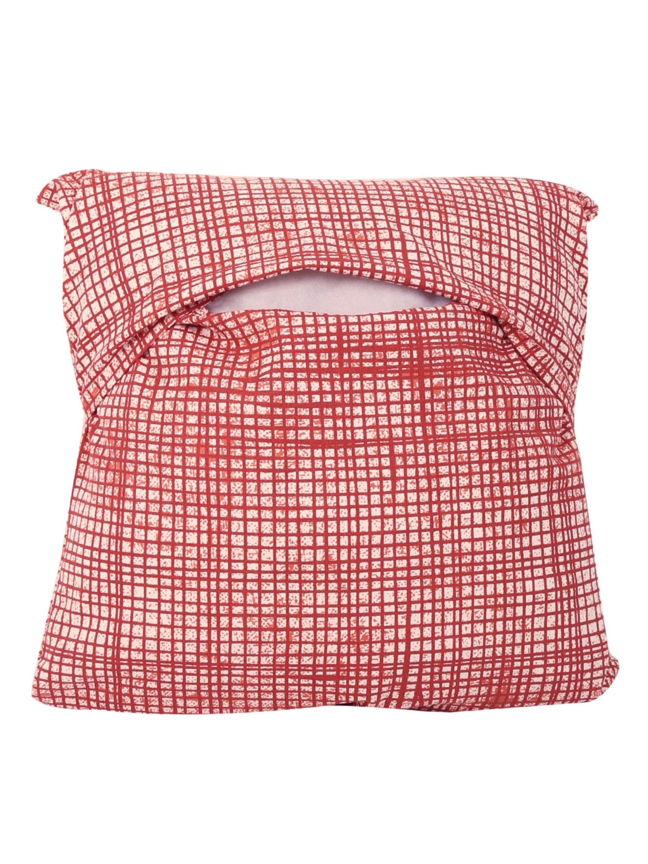 Cushion Cover - Kattam-Kuta (Red)