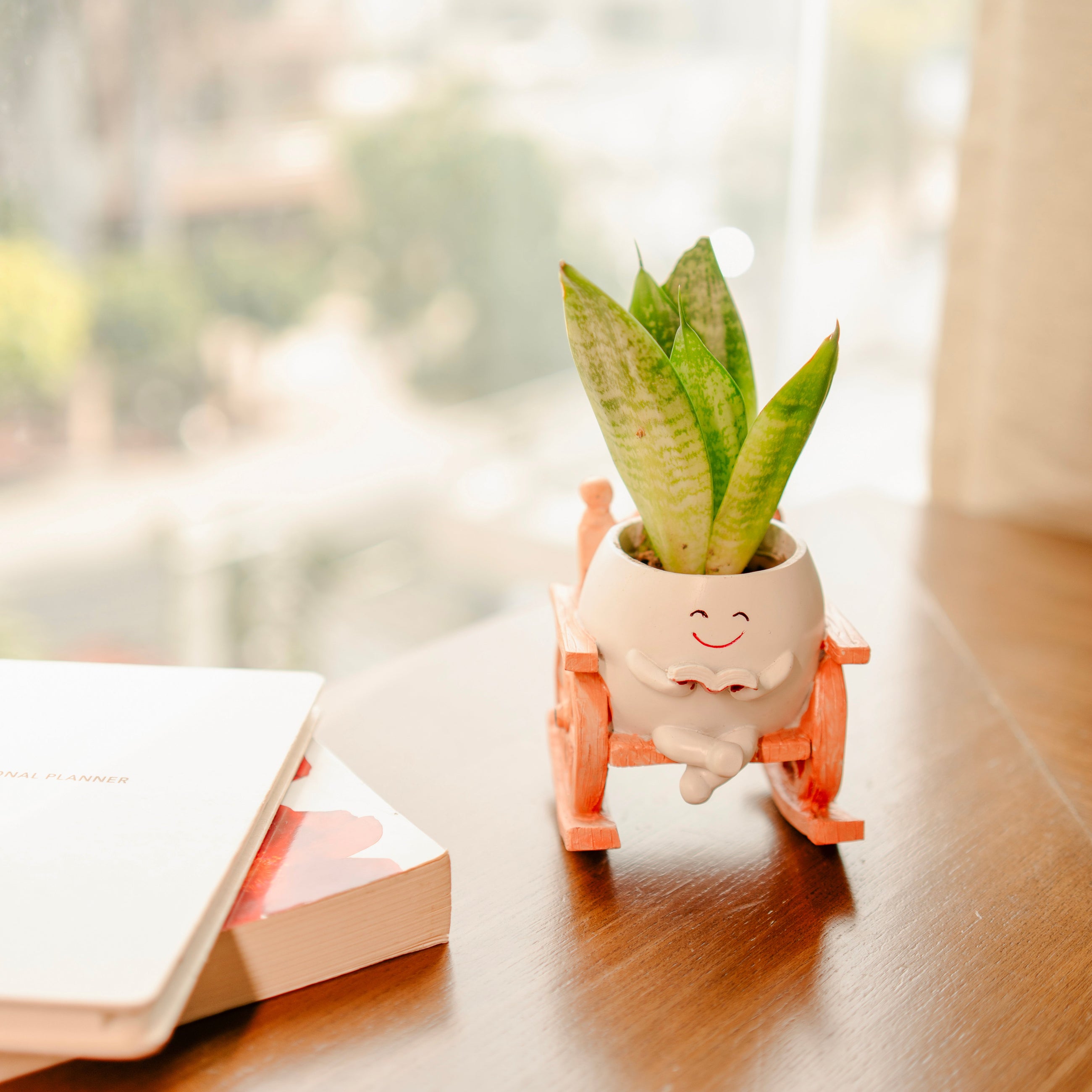Seat of Stories planter