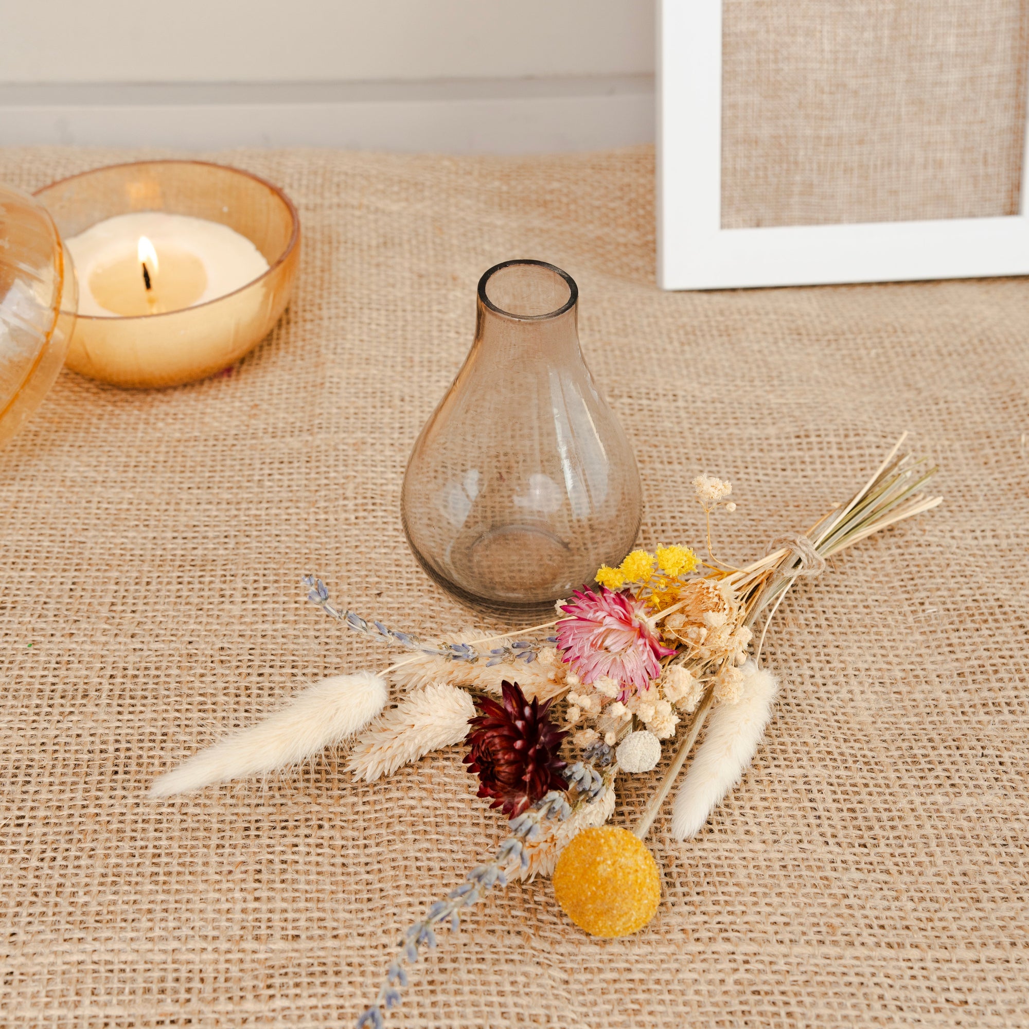 Crystal Aroma Garden Reed Diffuser Set | Home Fragrance & Dried Flowers - https://artecasa.in/