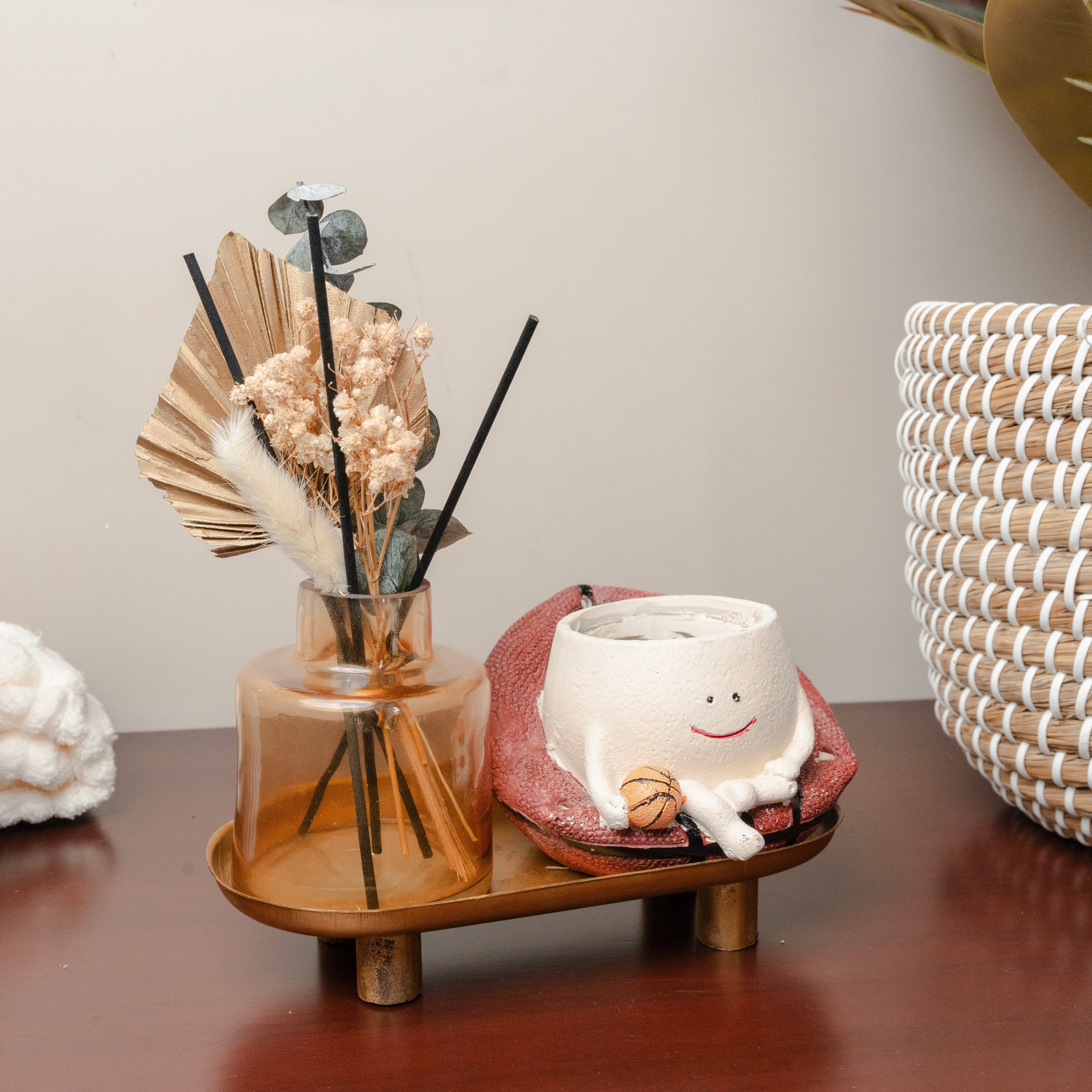 Earth Essence Reed Diffuser Garden Set | Home Fragrance & Dried Flowers. - https://artecasa.in/