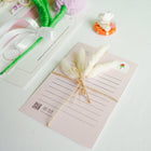 Handcrafted Tulip crochet Rakhi hamper (Light Purple)