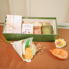 Rakhi hamper for flower lover bhai bhabhi