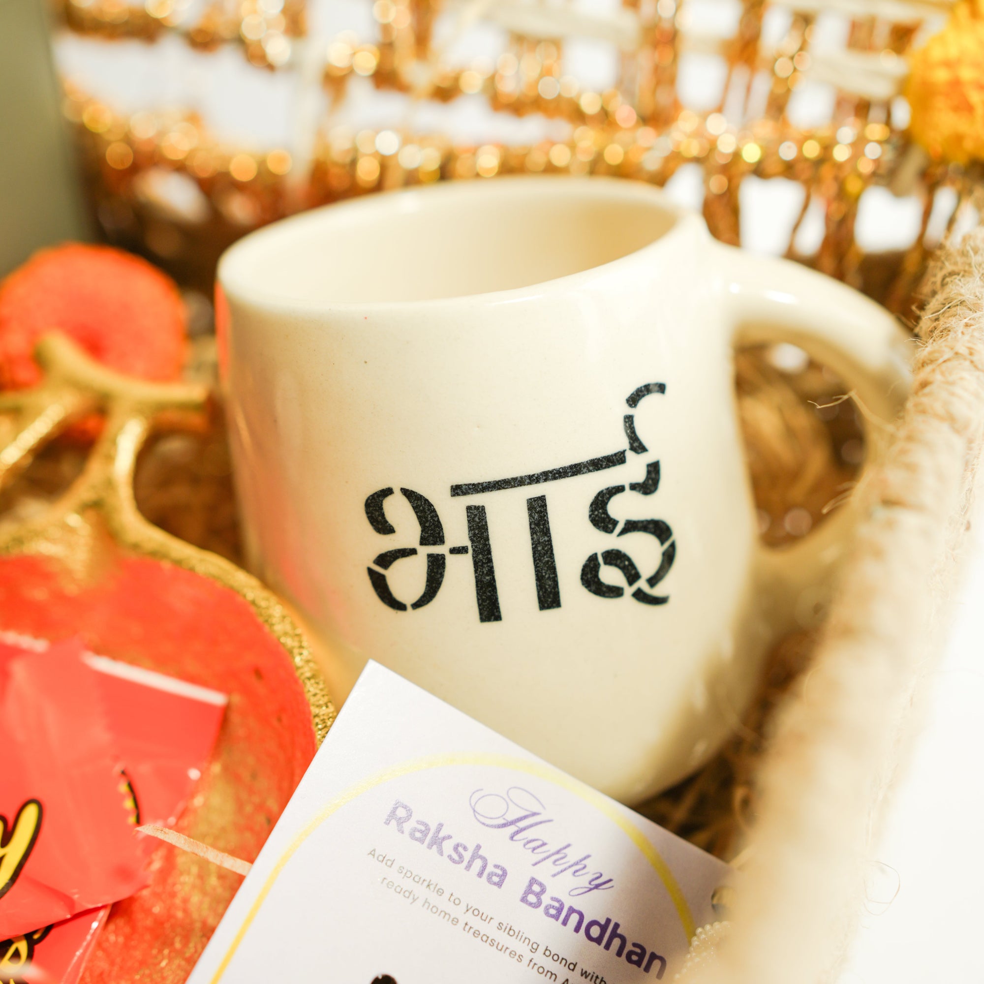 Newly weds Rakhi hamper for bhai bhabhi