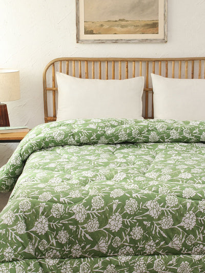 Comforter - Genda Phool Single (Green)